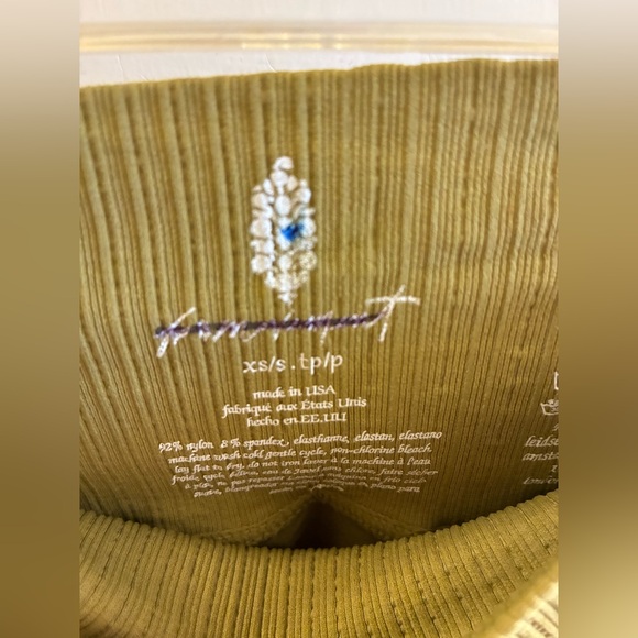 Free People Movement Good Karma Olive Flare Leggings - Picture 5 of 5